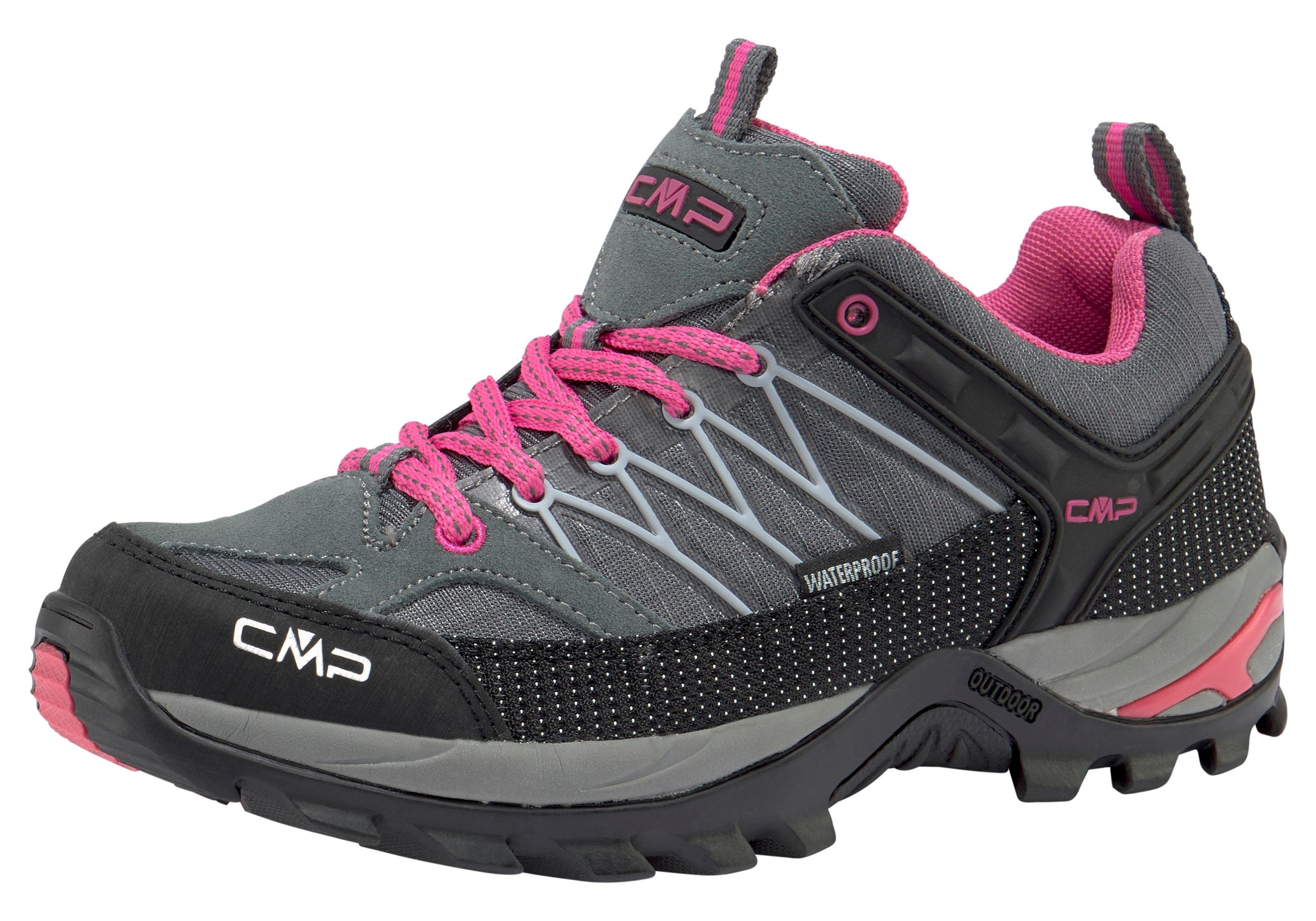 CMP Wmns Rigel Low Waterproof Wanderschuh wasserdicht Grey-Fuxia-Ice