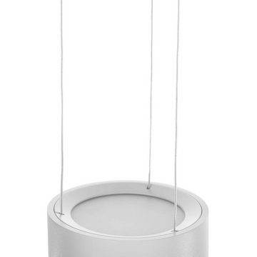 Arcchio LED-Hängeleuchte Rotari, dimmbar, LED-Leuchtmittel fest verbaut, warmweiß, Modern, Aluminiumdruckguss, weiß (RAL 9003), 2 flammig, inkl.