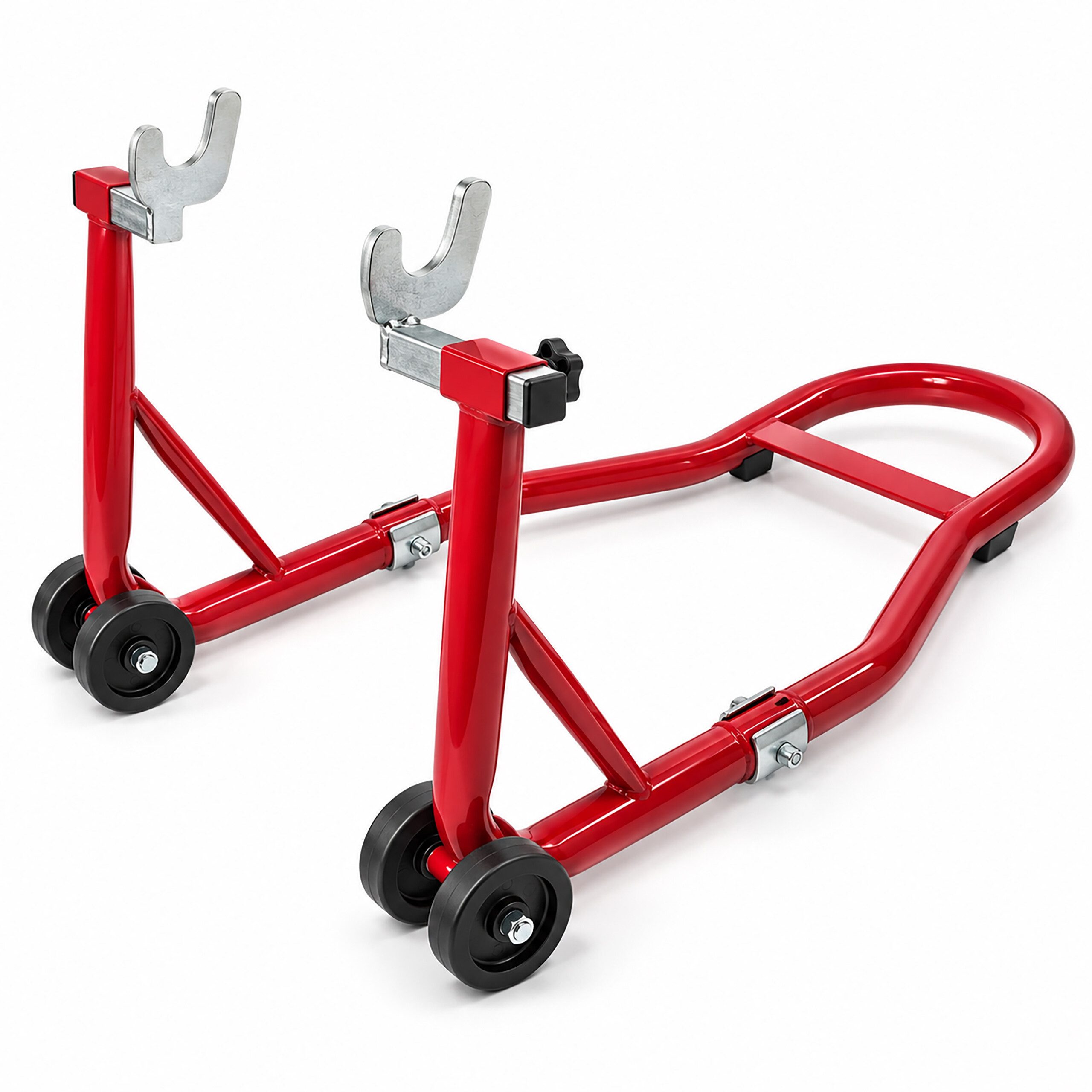 relaxdays Motorradheber Motorrad Ständer hinten oder vorn 450kg, 1-tlg., Hinterrad