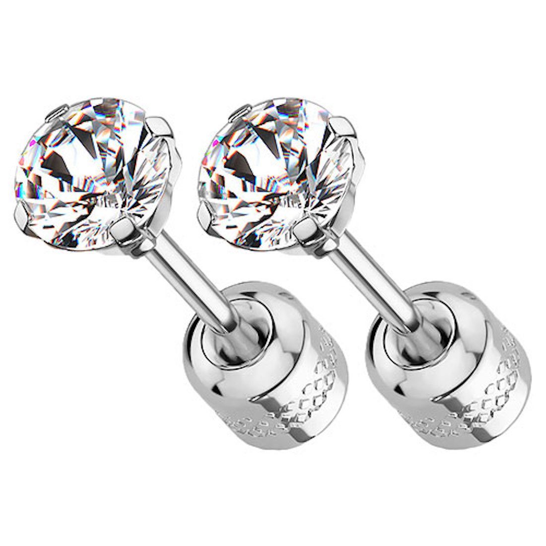 Taffstyle Paar Ohrstecker Ohrringe Edelstahl Stecker günstig online kaufen