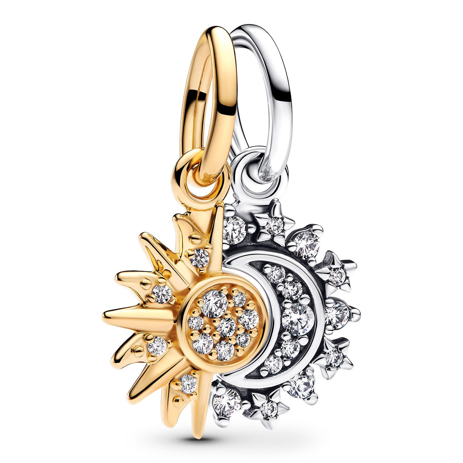 Pandora Kettenanhänger Charm-und Mond Zweifarbig günstig online kaufen