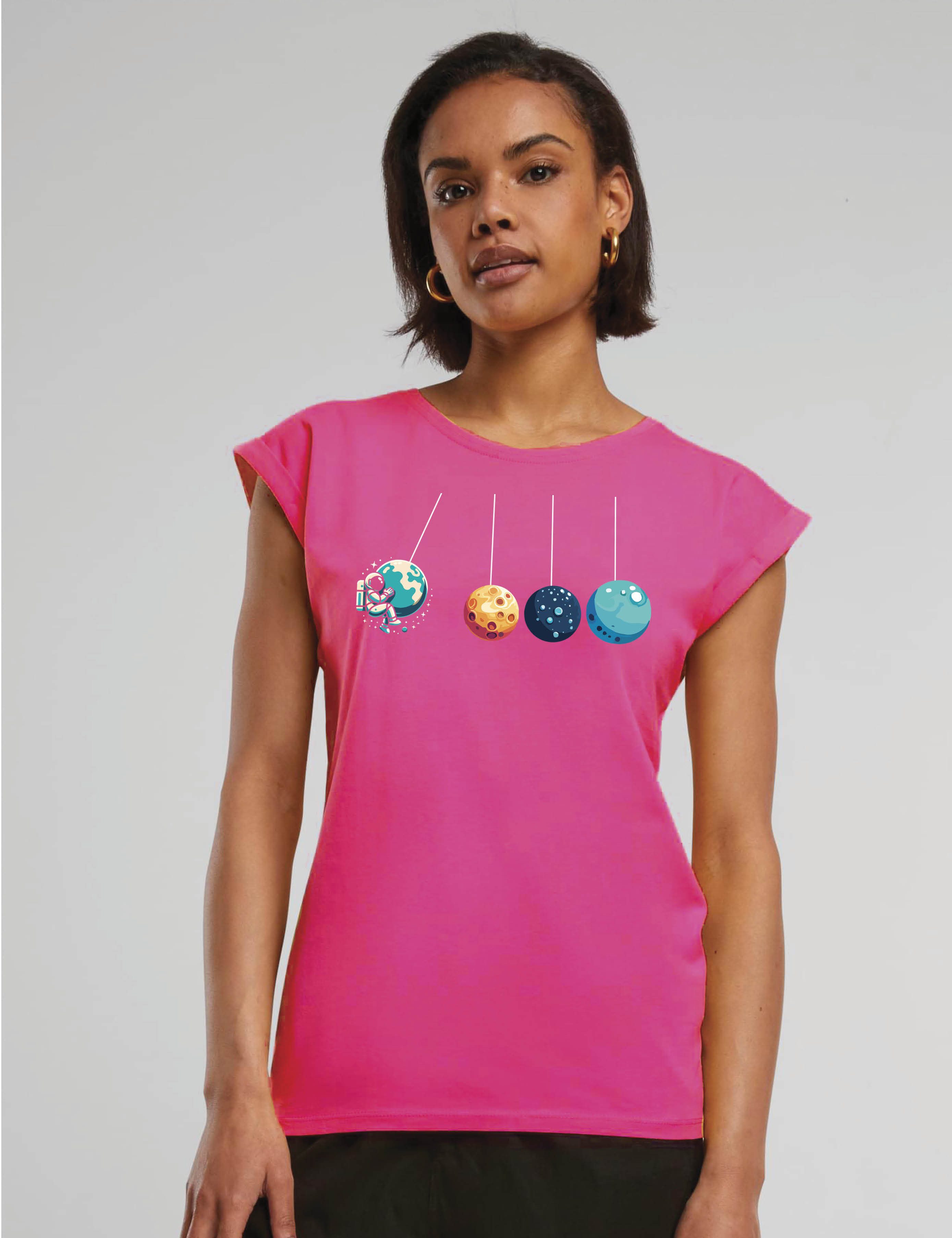 Youth Designz Print-Shirt "Planeten Universum" Damen günstig online kaufen