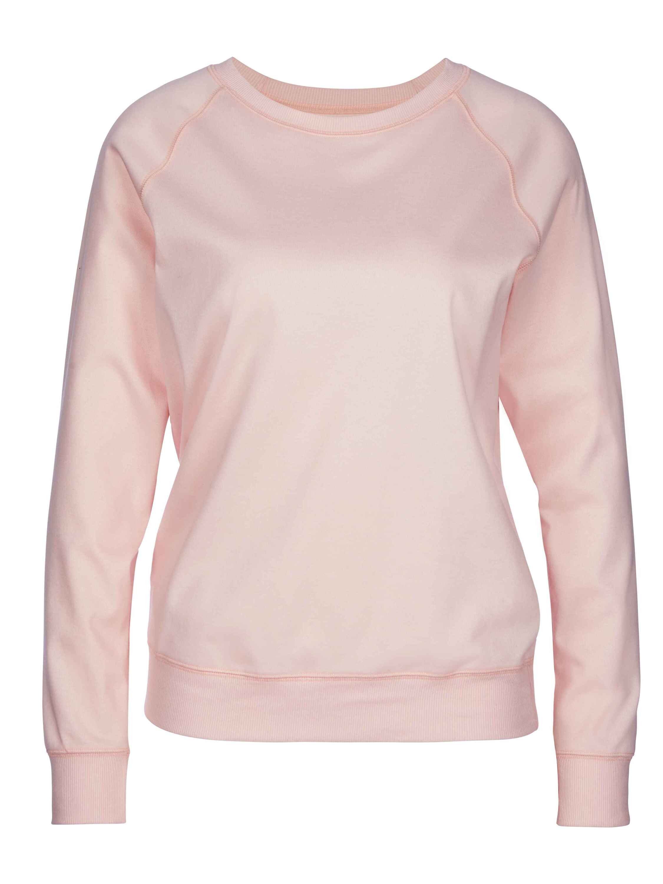 CALIDA Rundhalspullover Langarm-Shirt (1-tlg) pearl blush
