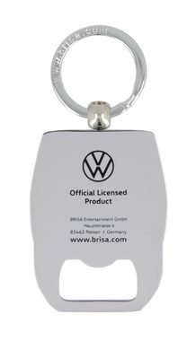 VW Collection by BRISA Schlüsselanhänger Volkswagen Schlüsselring mit Flaschenöffner im T5 Bulli Bus Design, Emailliert