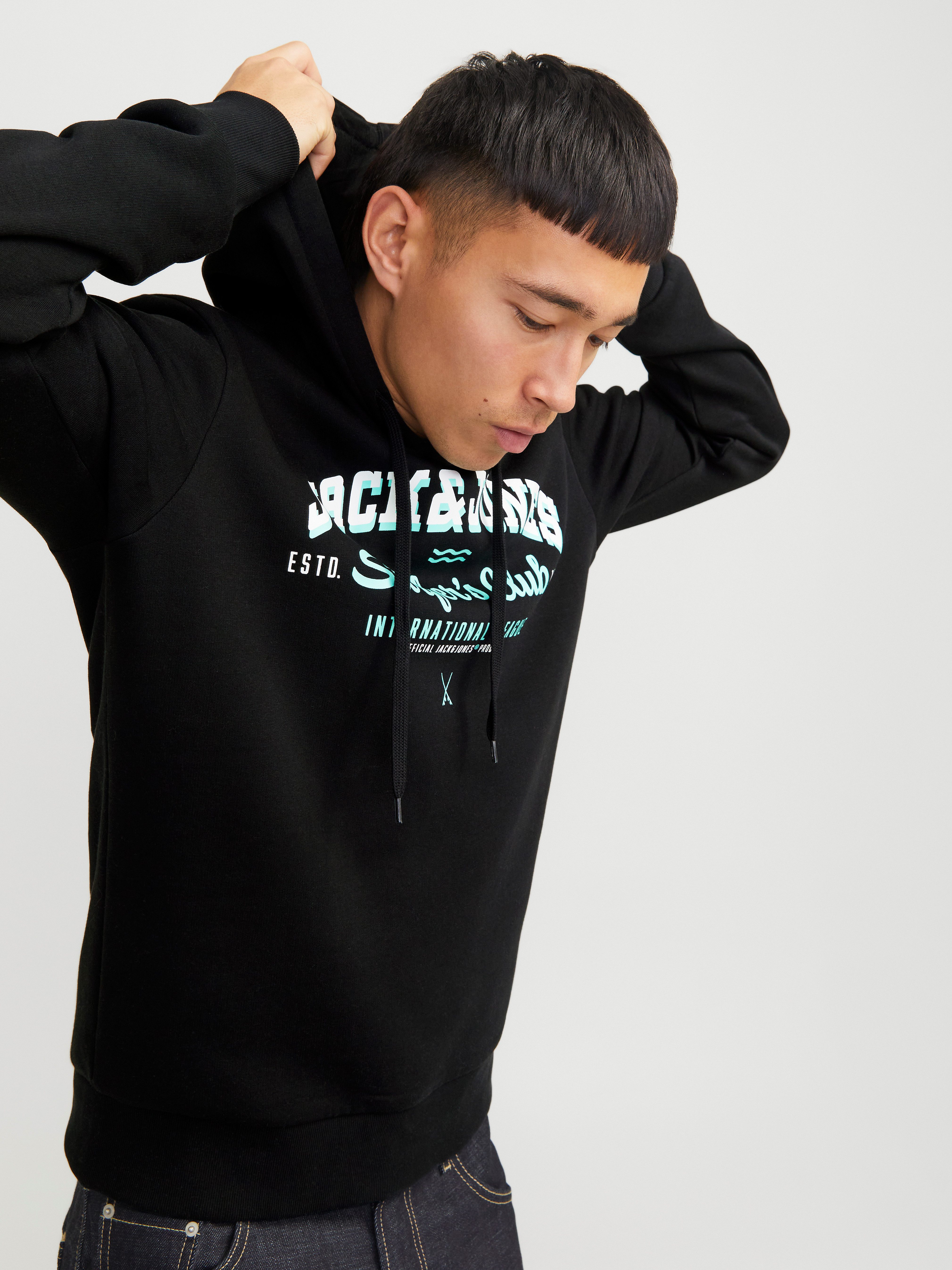 Jack & Jones Kapuzensweatshirt JJELOGO SWEAT günstig online kaufen