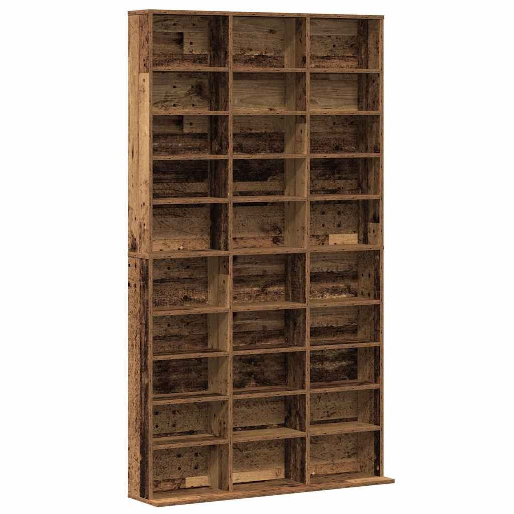 vidaXL CD-Regal CD-Schrank mit Regal Altholz 101 x 23 x 177,5 cm Holzwerkst günstig online kaufen