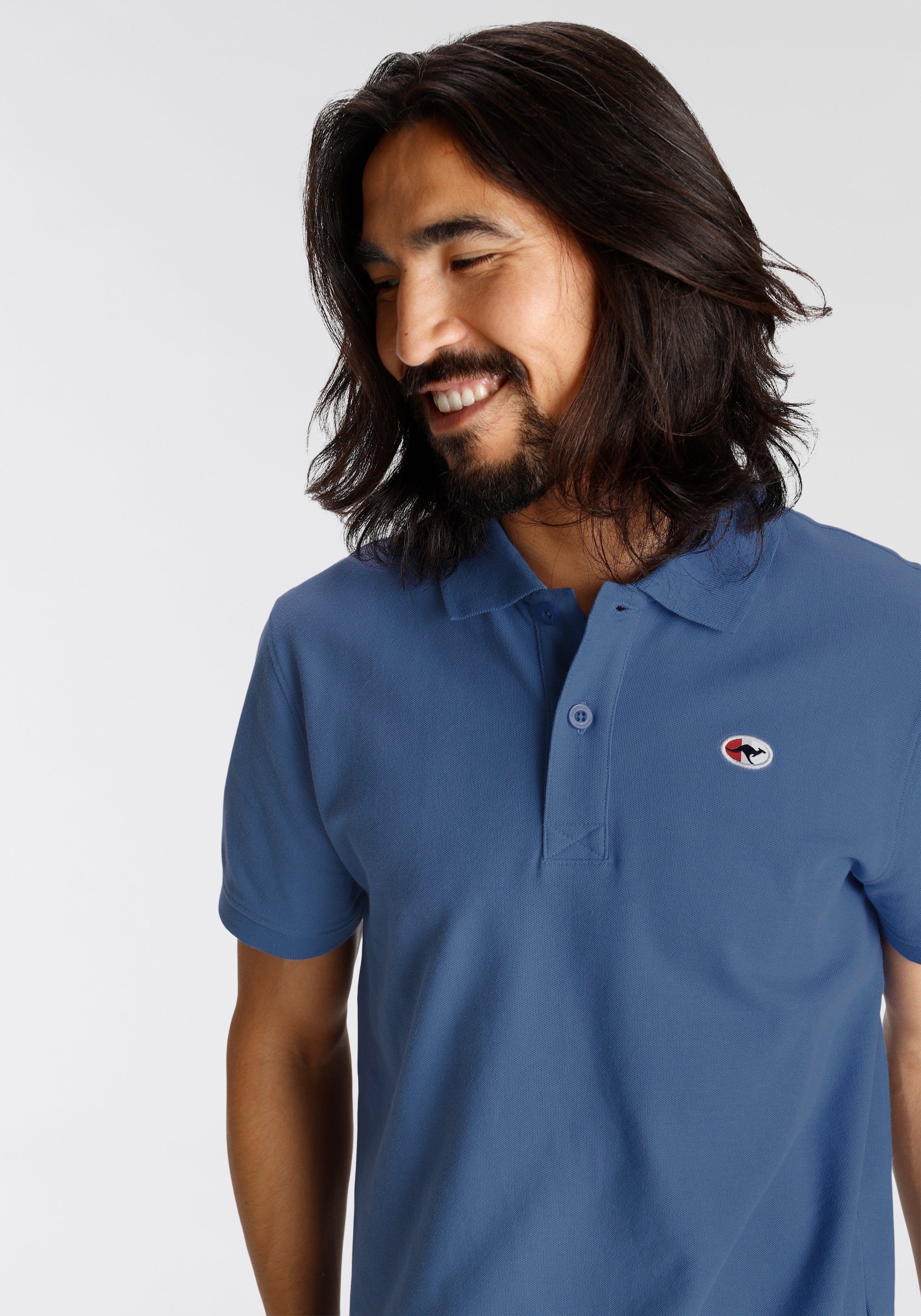 KangaROOS Poloshirt Kurzarm, mit Polokragen, aus günstig online kaufen