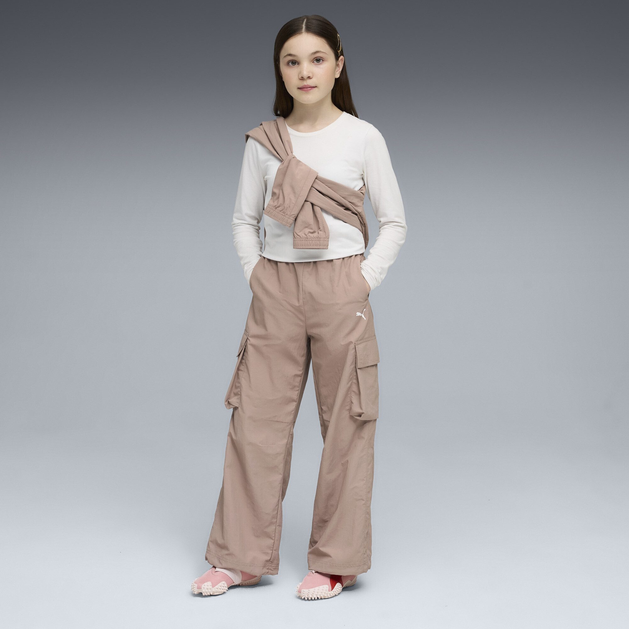 PUMA Sporthose T7 Relaxed Cargohose Mädchen