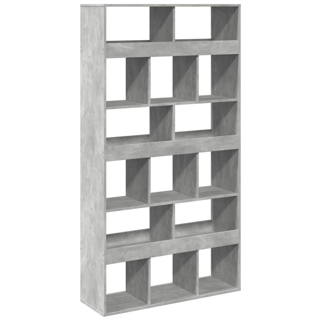 vidaXL Bücherregal Bücherregal Betongrau 100x33x187,5 cm günstig online kaufen