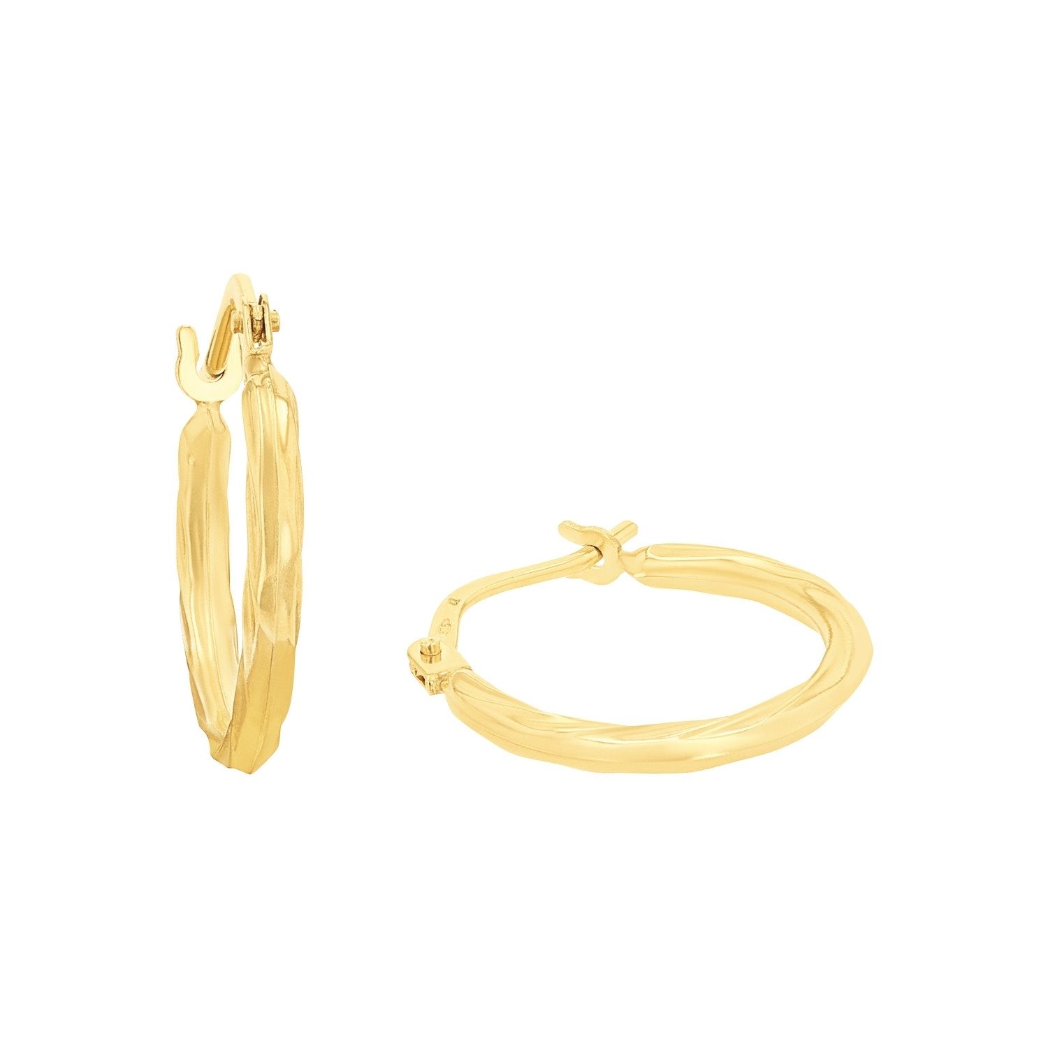 Amor Paar Серьги-кольца Amor Серьги-кольца für Damen, Gold 375 (Creolen, 2-tlg)