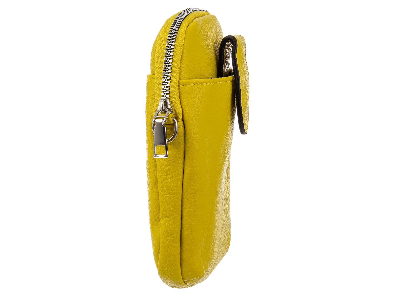 Hernan Handytasche HB0376 mit breitem light Schulterriemen mit Gurt, yellow