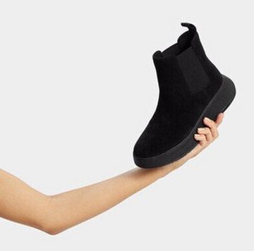 Fitflop F-MODE Chelseaboots Plateaustiefel, Chunky Boots mit Plateausohle, Anziehlasche