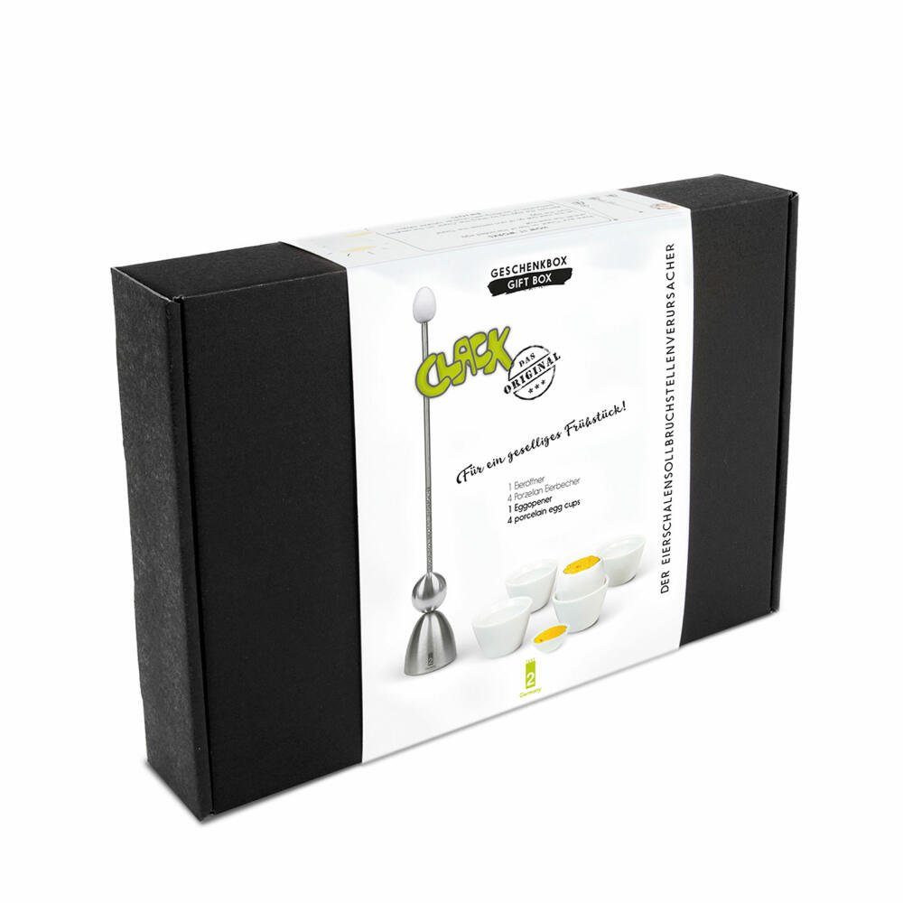 Take2-Design Eierköpfer Clack Geschenkbox 4-tlg.