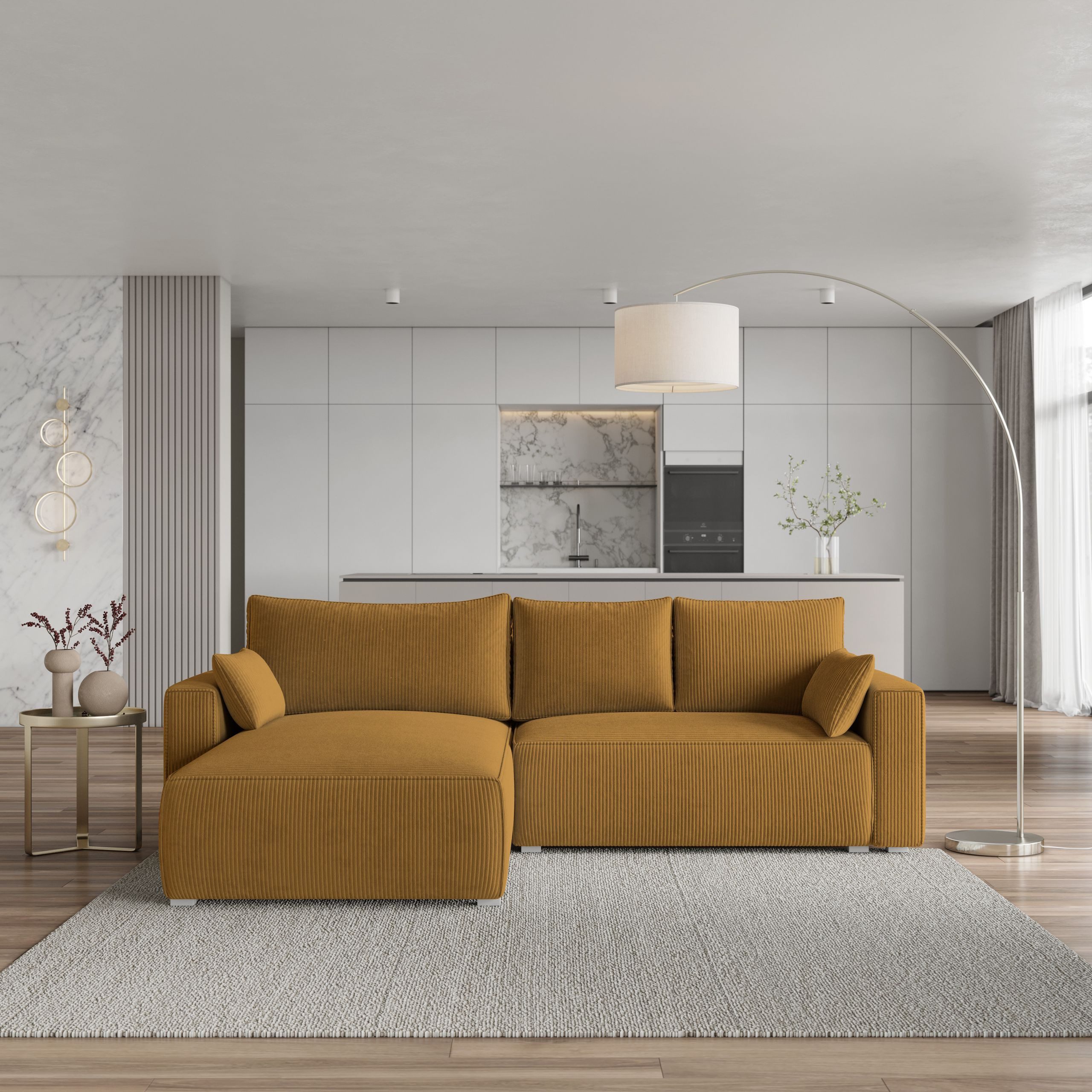 Masseno Ecksofa FORIL mit Schlaffunktion L-Form, günstig online kaufen