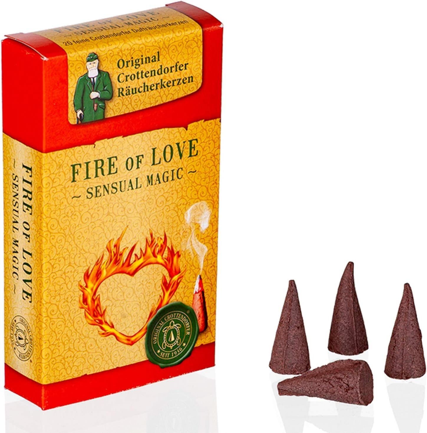 Harmony, of -Coffee 3 House, Crottendorfer Räuchermännchen Päckchen Räucherkerzen Fire Love