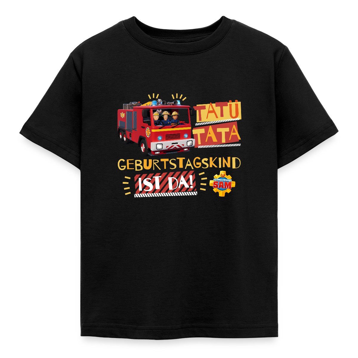 T-Shirt Feuerwehrmann Sam™ Tatü Tata Geburtstagskind Kinder T-Shirt