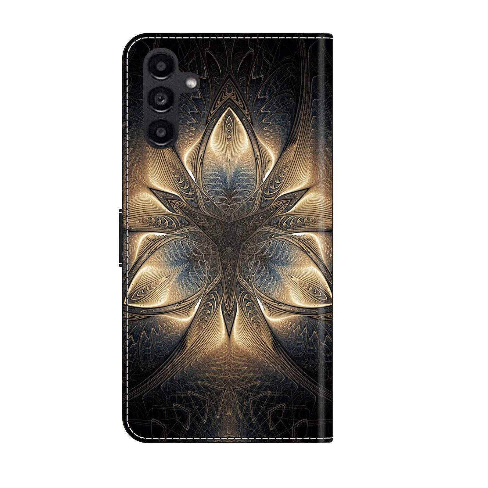 CLM-Tech Handytasche für Samsung Galaxy A16 / A17 / A18 4G / 5G Klapphülle (goldener Ruhm, 1-tlg., Handyhülle mit Standfunktion - Wallet Flip Case inklusive Kar – Bild 5 von 5