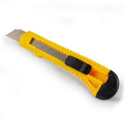 hanSe® Cuttermesser Cuttermesser mit 18mm Abbrechklinge, (Packung, 1-tlg)