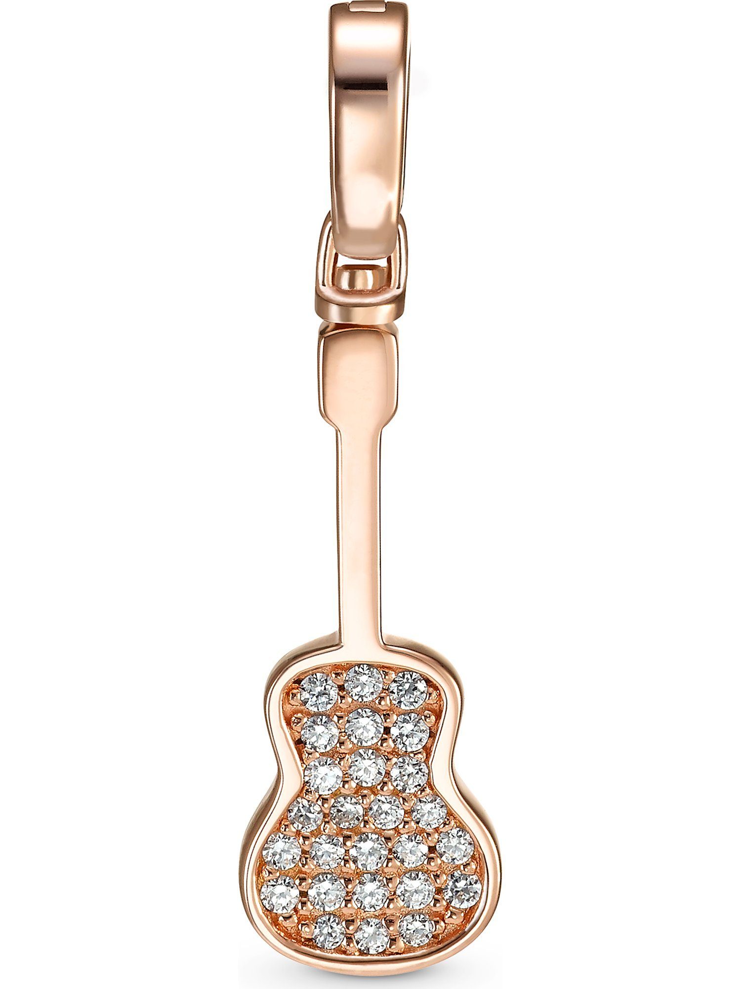 JETTE Kettenanhänger JETTE Damen-Charm 925er Silber 26 Zirkonia