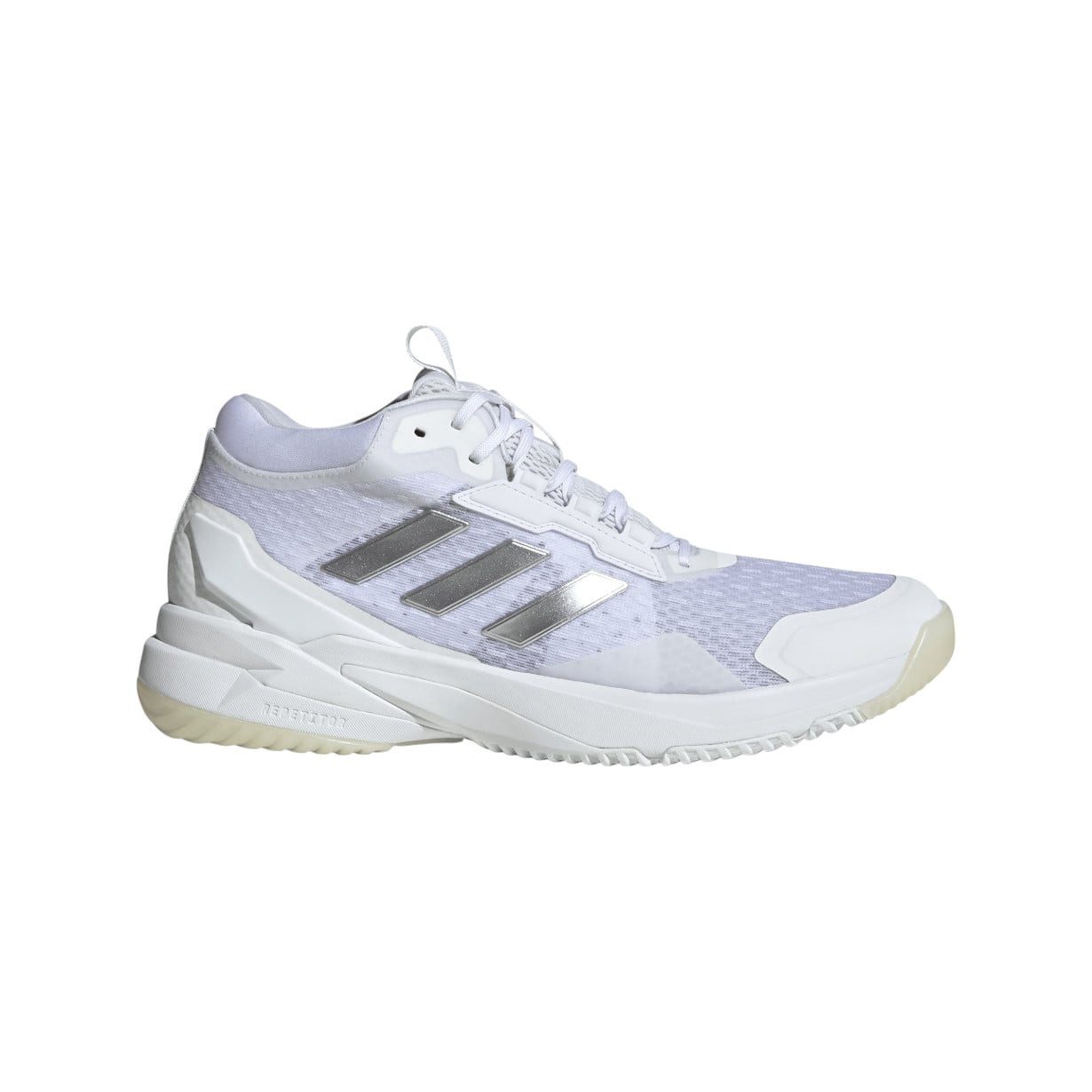 adidas Performance Hallen-Indoorschuhe CrazyFlight 6 Mid weiss/silber Damen Badmintonschuh