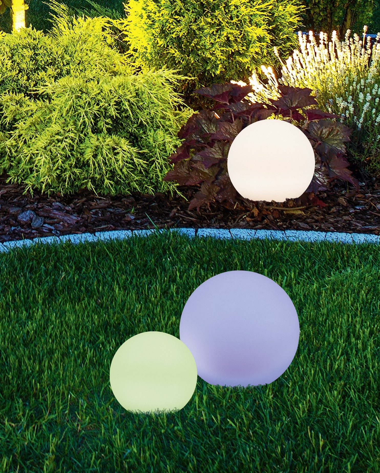 Reality Leuchten LED Solarleuchte MELO, Kugel Gartenleuchte Akku Solar, mit günstig online kaufen