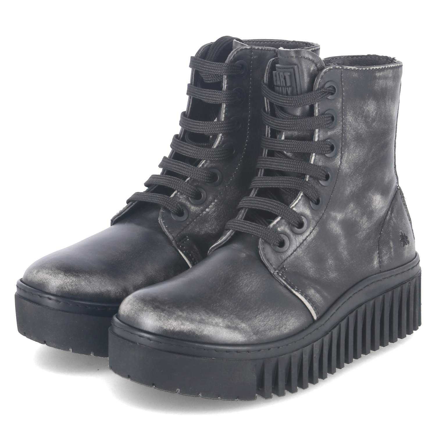 Art Art - female - 1517 Asport Off-White - Glattleder - grau Schnürstiefel günstig online kaufen