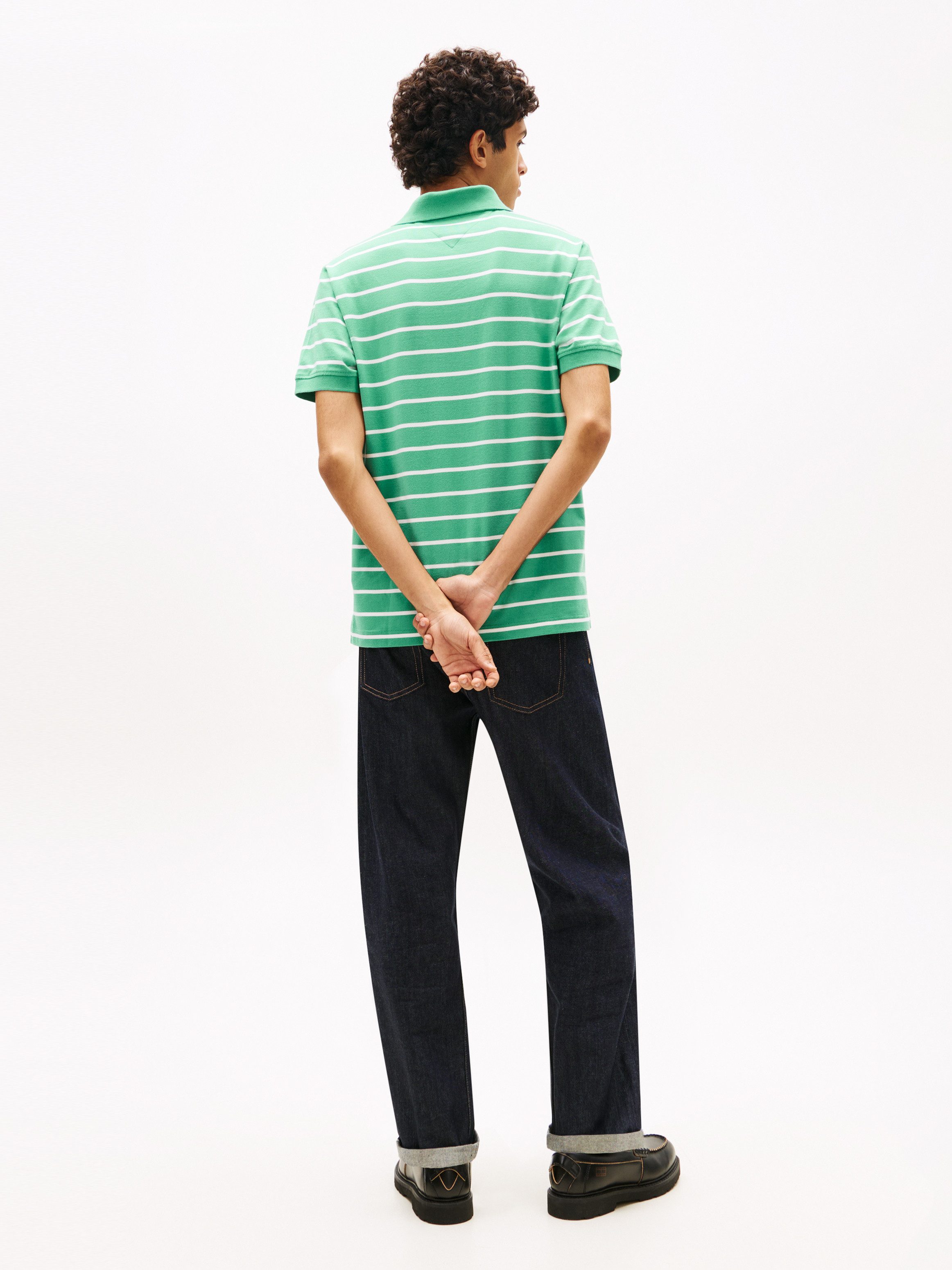 Tommy Jeans Poloshirt TJM REGULAR STRIPE Regular fit mit Polokragen – Bild 5 von 5