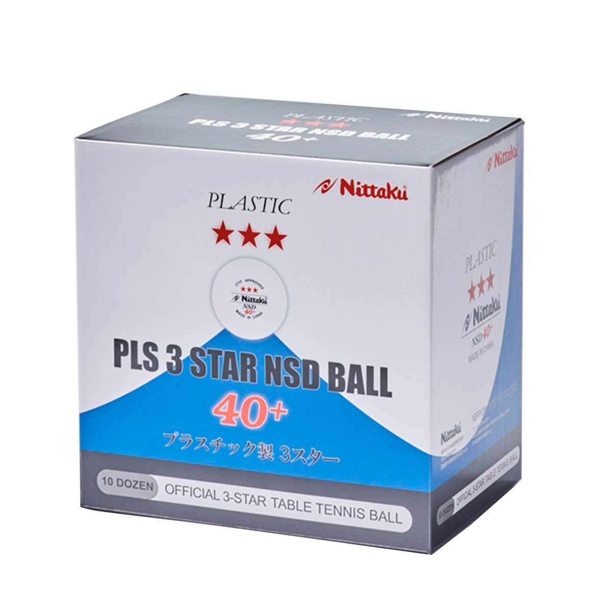 Nittaku Tischtennisball Nittaku Ball SD 40+ *** 120er
