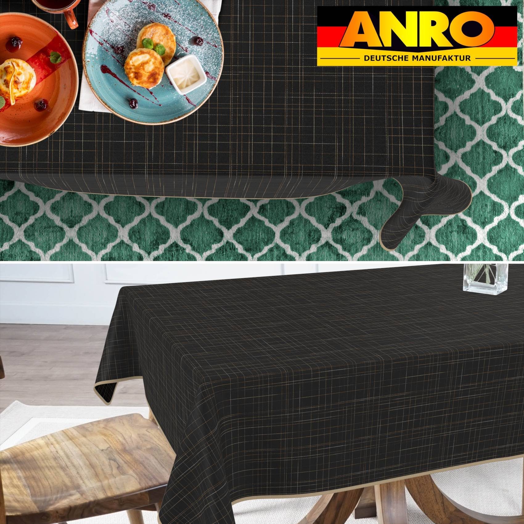 ANRO Tischdecke mit feiner Veredelung und günstig online kaufen