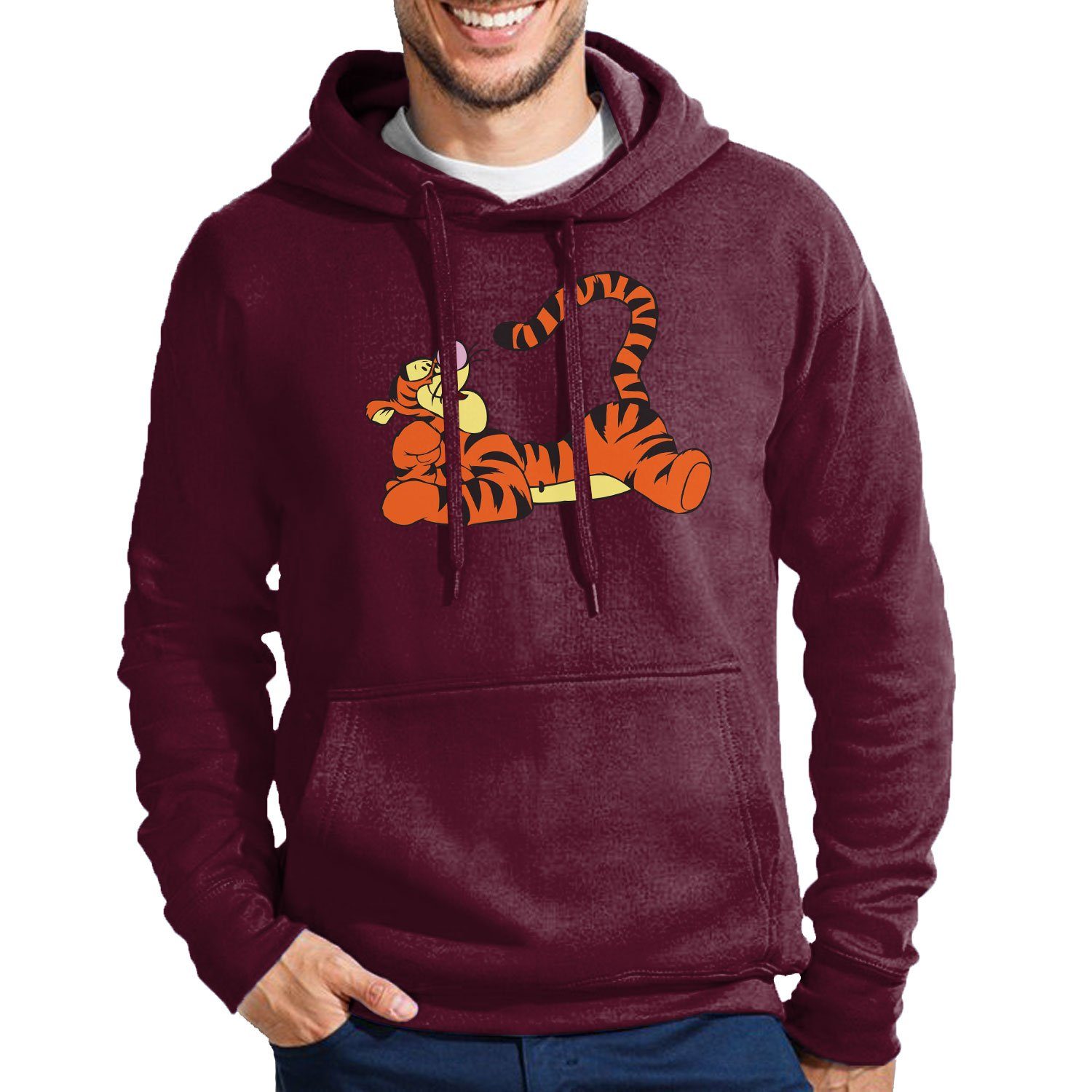 Hoodie Herren Tigger Winnie Pooh Tiger Logo