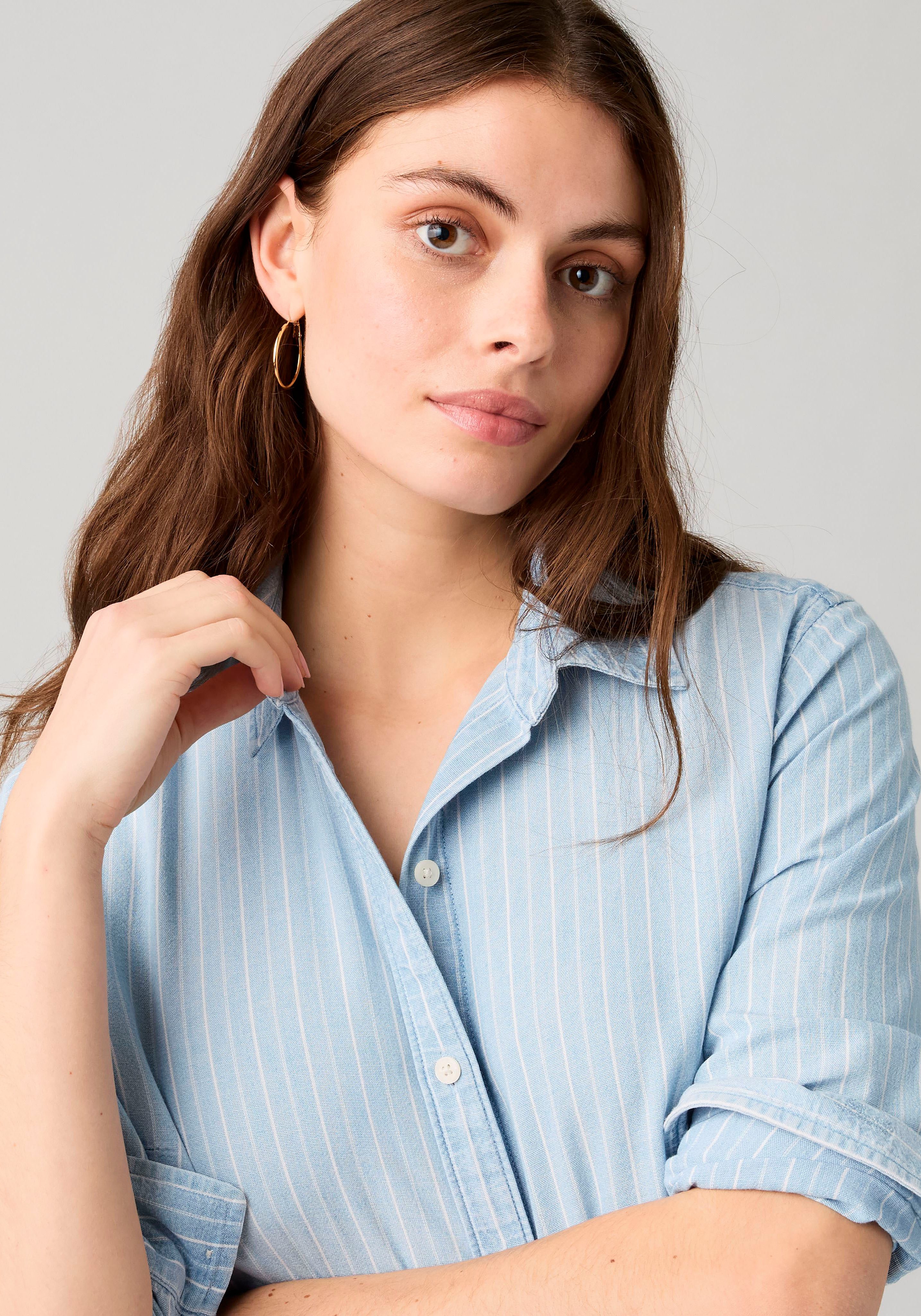 Levi's® Hemdbluse CARLILE CLASSIC POPLIN SHIRT Klassischer Hemdblusenkragen – Bild 4 von 4
