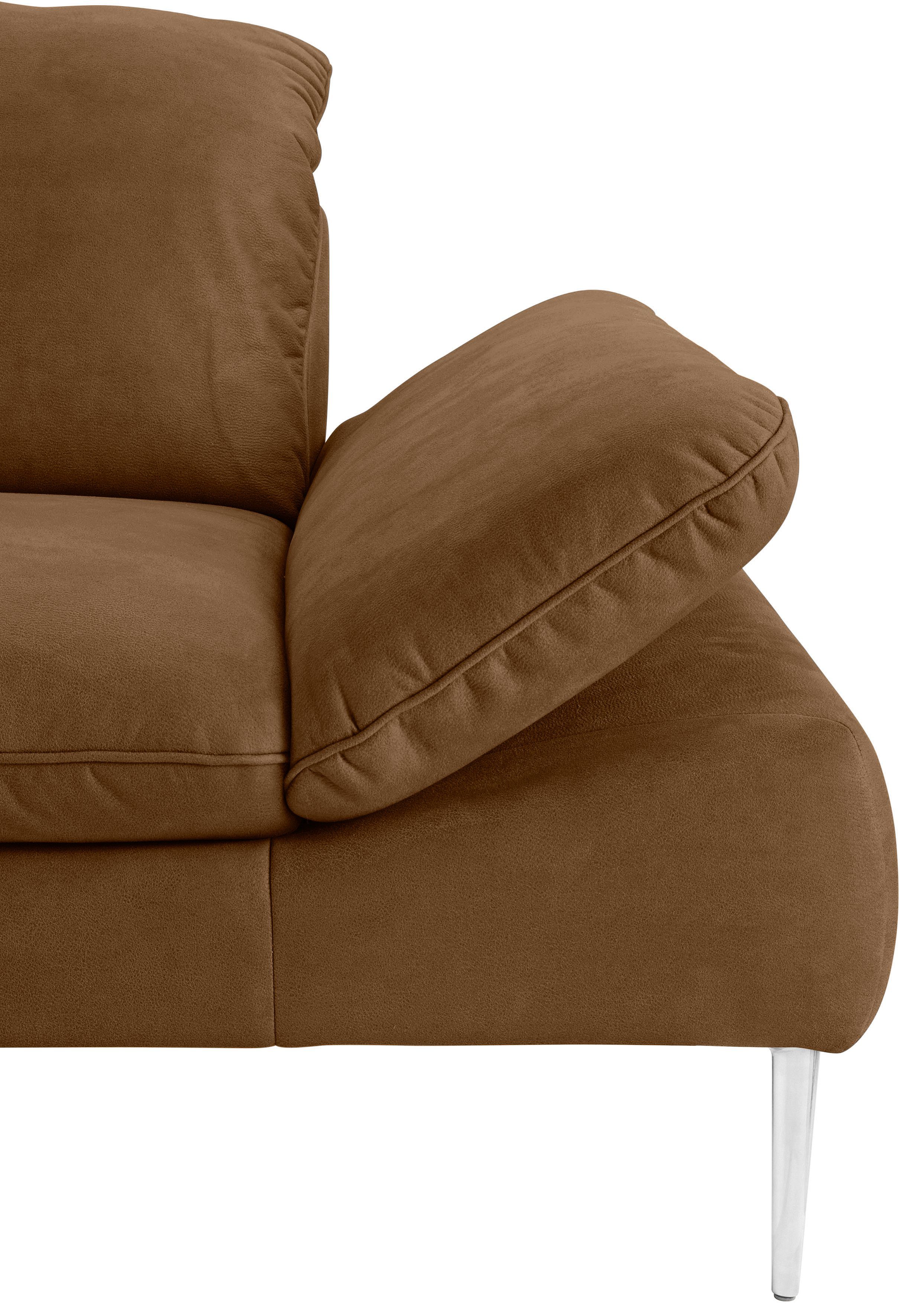 cm Sitztiefenverstellung, silber 2,5-Sitzer matt, Breite 232 Füße mit enjoy&MORE, W.SCHILLIG