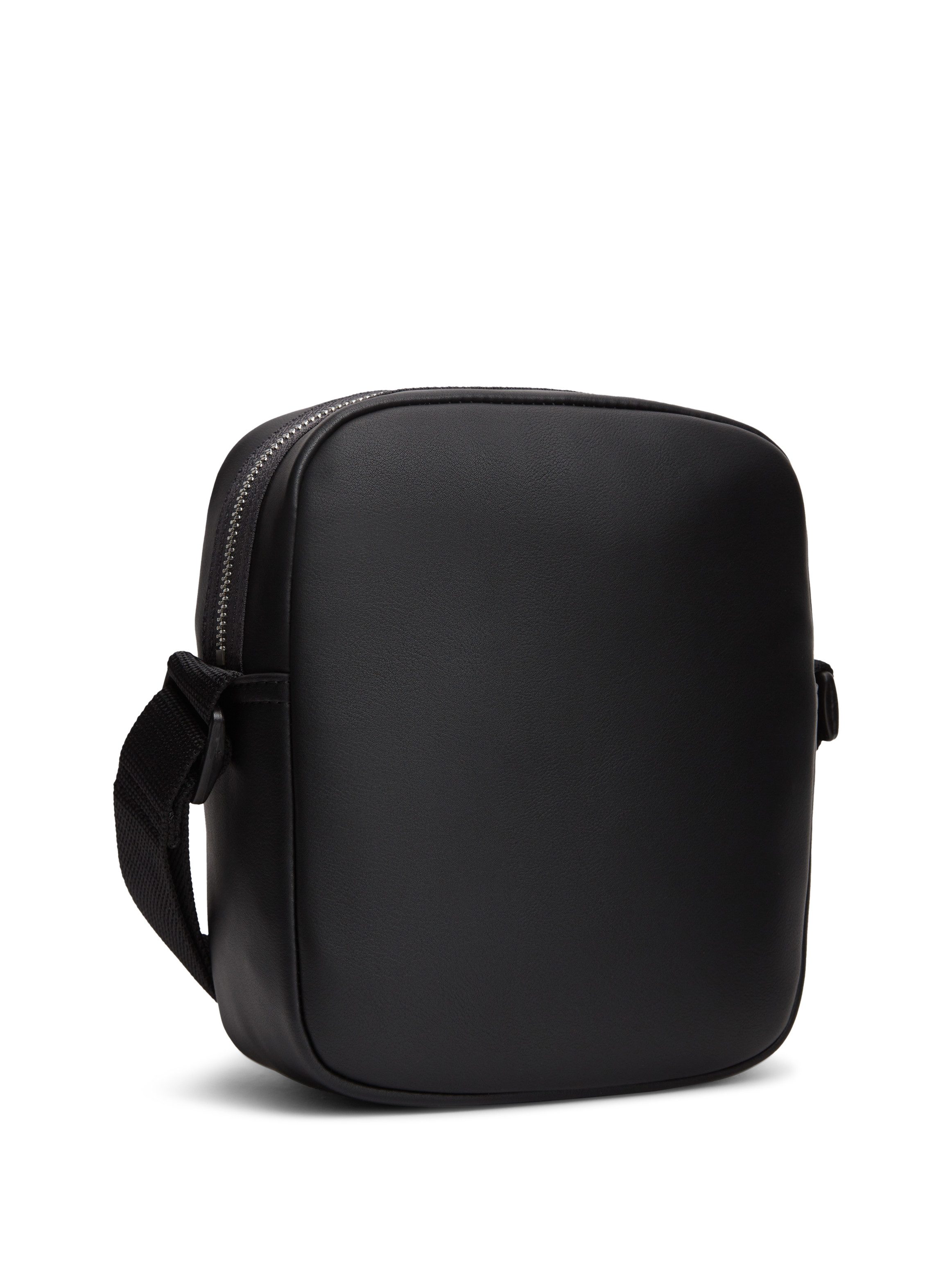 Tommy Jeans Umhängetasche TJM ELEVATED PU REPORTER, Herren Schultertasche, Crossbodybag mit Logo-Aufnäher