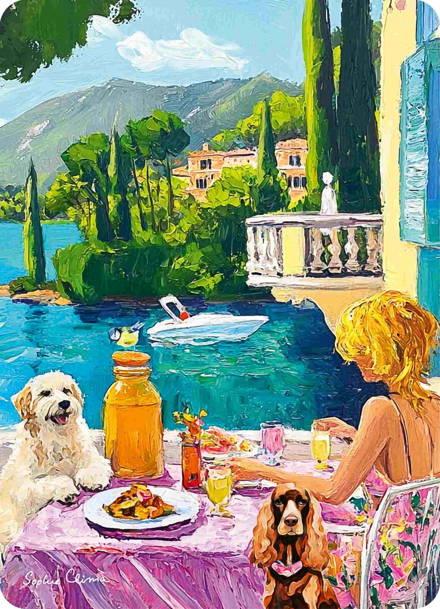 Ravensburger Puzzle 3 x 100 Teile Puzzle mit Staffelei Mit Hund auf Reisen 12002049, Puzzleteile