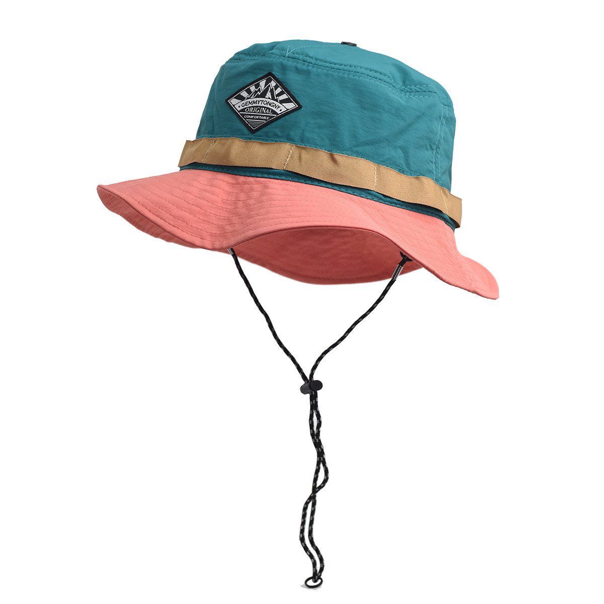 nsihing Sonnenhut Herren Damen Safari Fischerhut Wasserdicht Boonie Bucket Hut Faltbar Sommerhut mit Verstellbare Kinnriemen für Wandern Outdoor