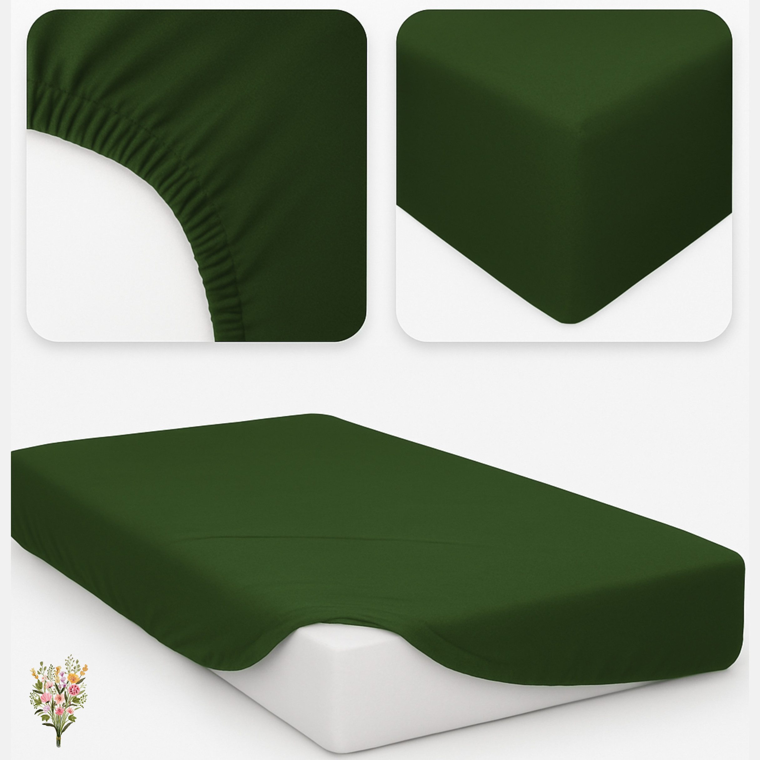 Strauss Home Spannbettlaken Premium, Gummizug: Rundumgummi, günstig online kaufen