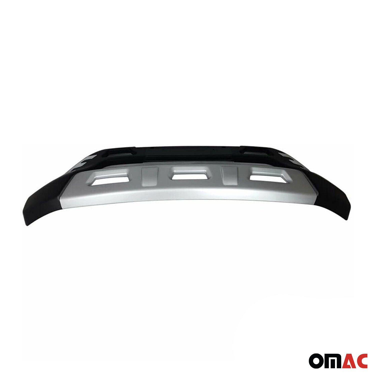 OMAC Frontstoßstange Heckdiffusor Heckansatz für Hyundai ix35 2010-2012 Silber 2x, 2-St., lackierbar