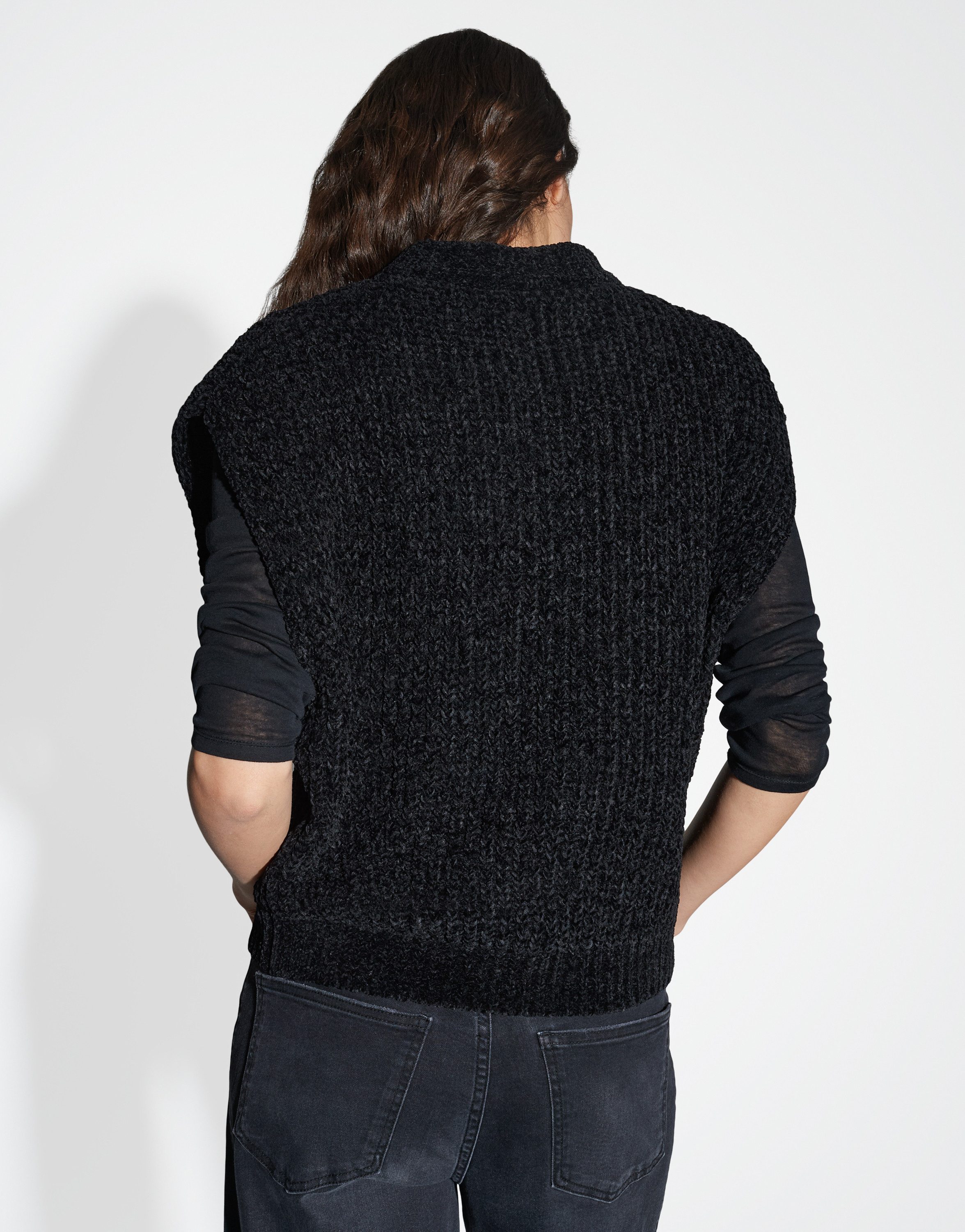 OPUS Pullunder PEXTO Loose aus Chenillegarn günstig online kaufen