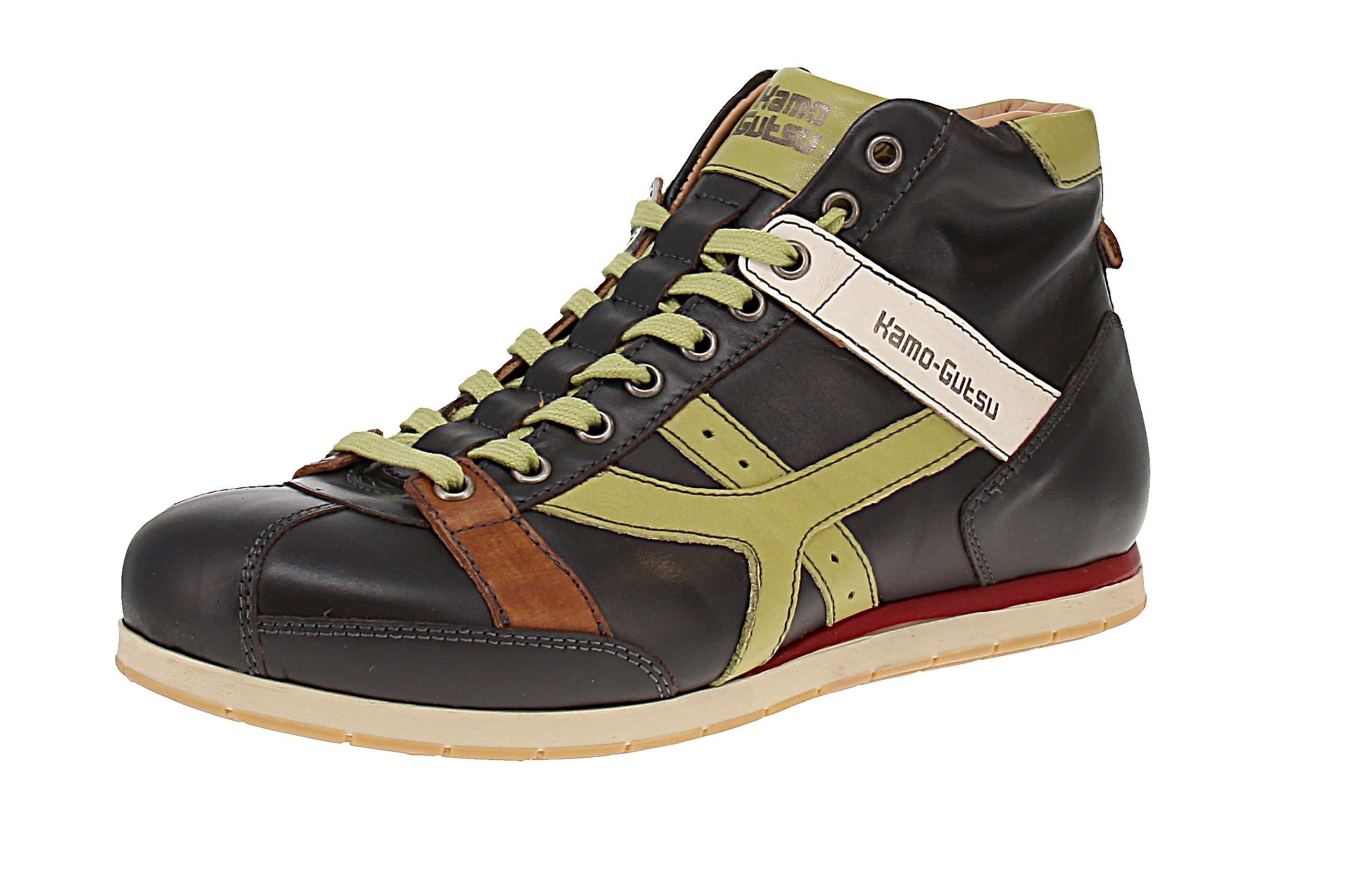 Kamo-Gutsu Kamo-Gutsu Tifo-144 - Herren Schuhe Sneaker - Brown-Asparago Sneaker