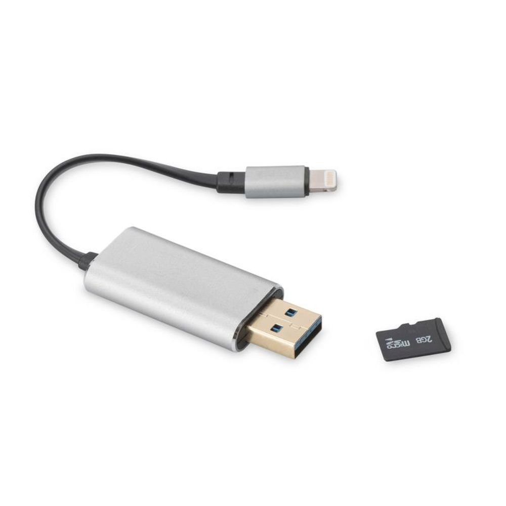 Speicherkartenleser 31521 Smart Memory mit App Speichererweiterung MicroSD bis 256GB