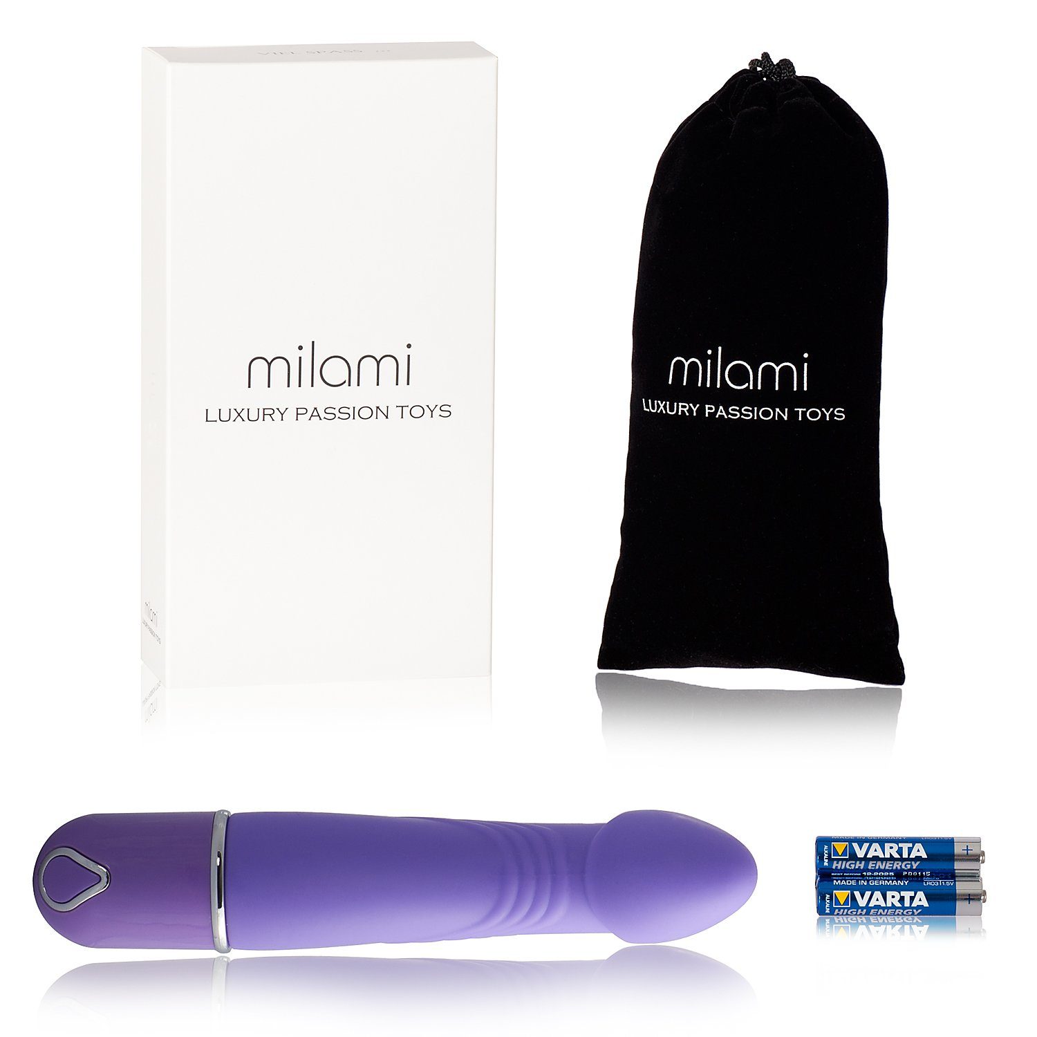 Sextoy milami G-Punkt G-Punkt-Vibrator Vibrator Soft-Silikon aus purple