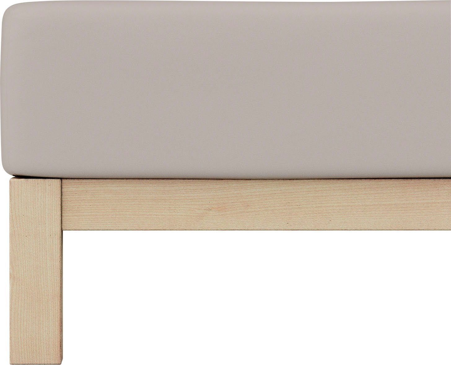 Schlafgut Spannbettlaken PURE Bio-Baumwolle mit Elasthan, günstig online kaufen
