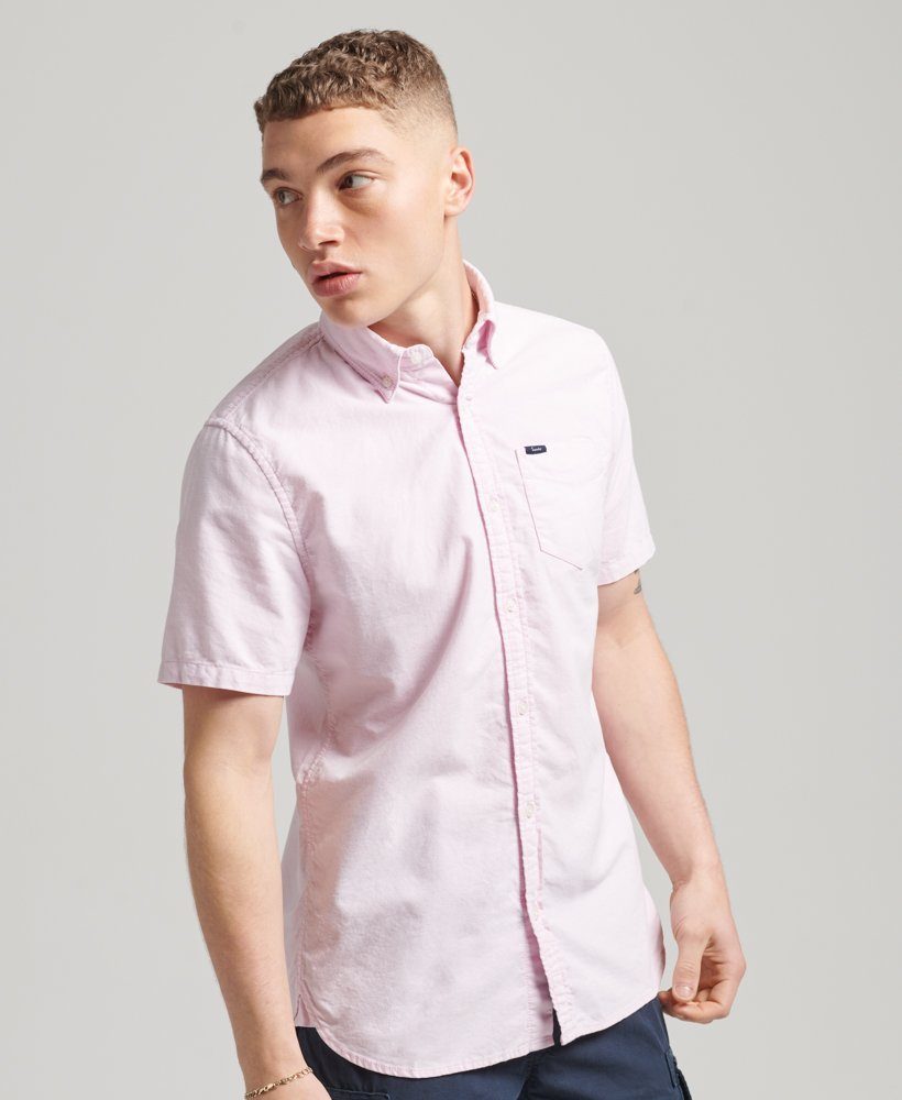 Superdry Kurzarmhemd VINTAGE OXFORD S/S SHIRT City Pink