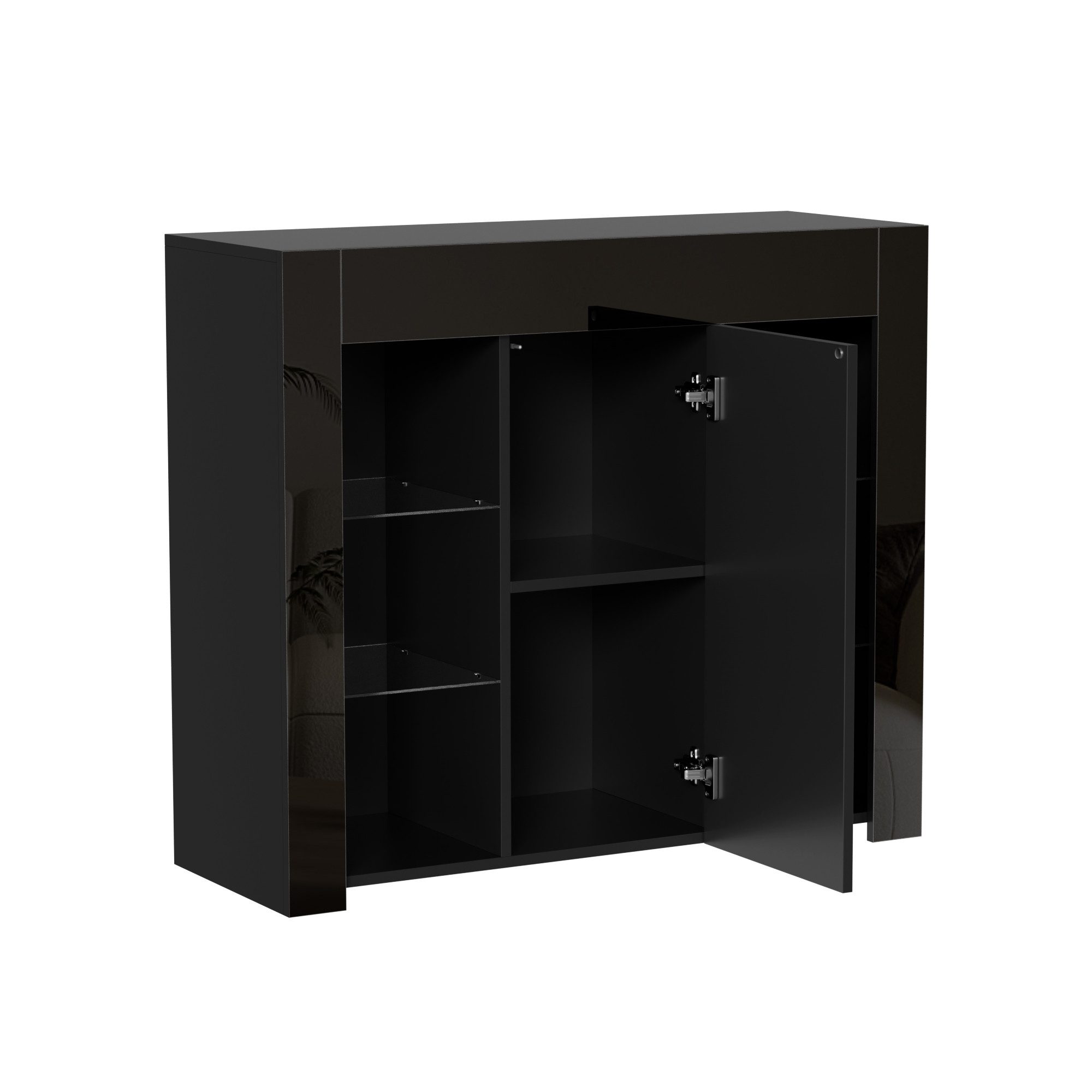 ANYSUN Sideboard Hochglanz-Front (Set, 1 Nachtkonsolen), Breite 95cm