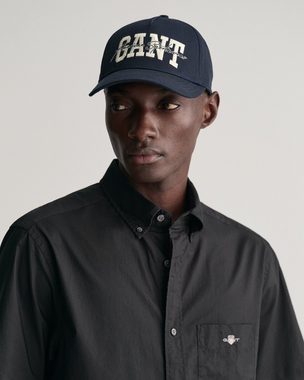 Gant Kurzarmhemd Regular Fit Popeline Hemd leicht strapazierfähig pflegeleicht mit einer kleinen Logostickerei auf der Brusttasche