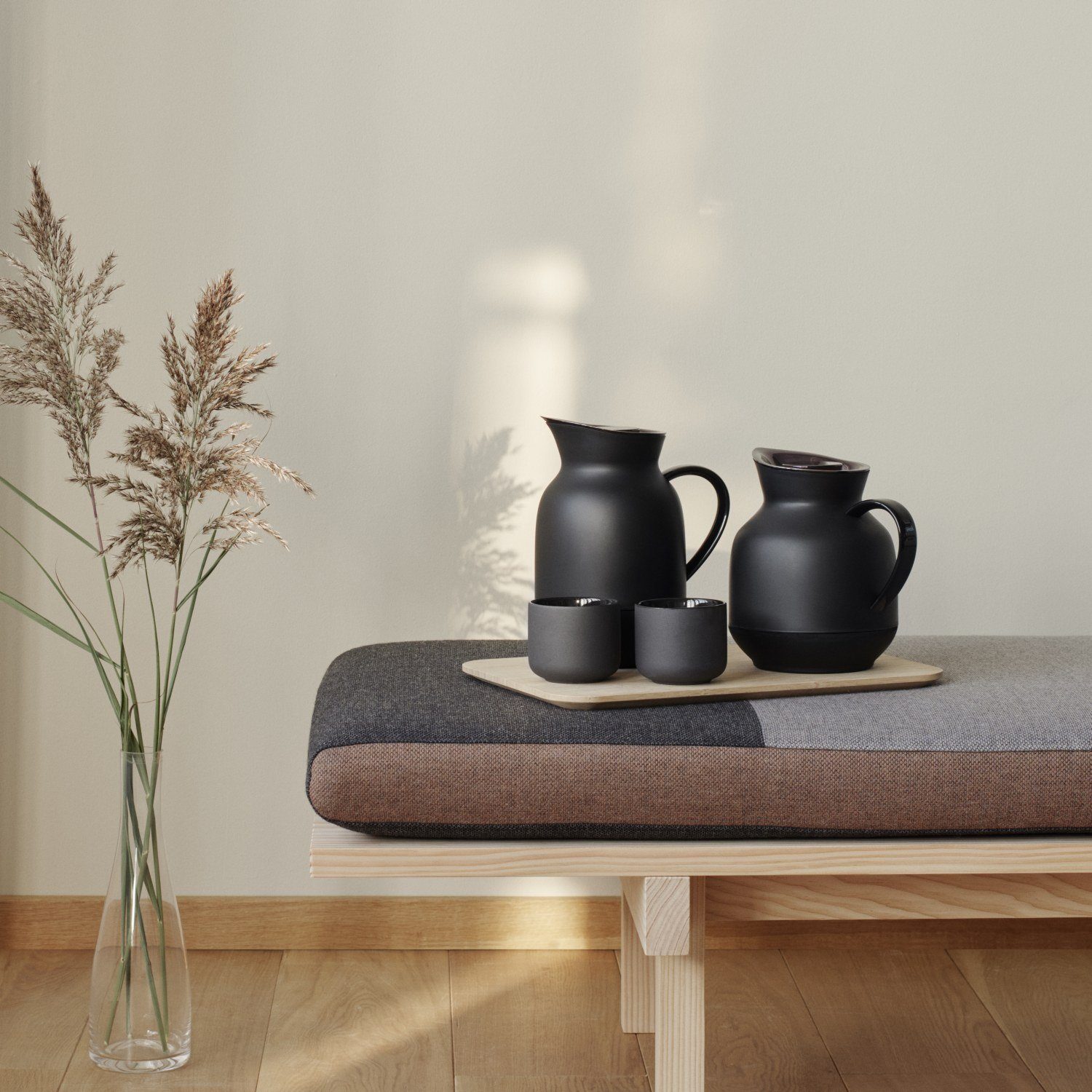 Stelton Isolierkanne Amphora Kaffee Schwarz 1 Liter, (Einzeln)