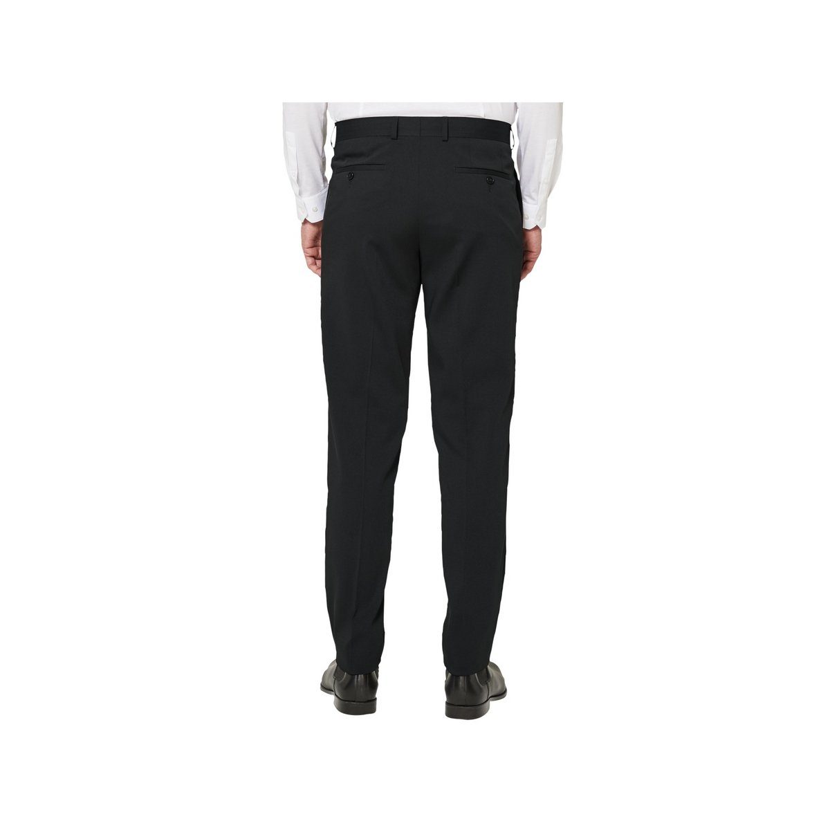 Angabe) keine regular Anzughose (1-tlg., schwarz s.Oliver
