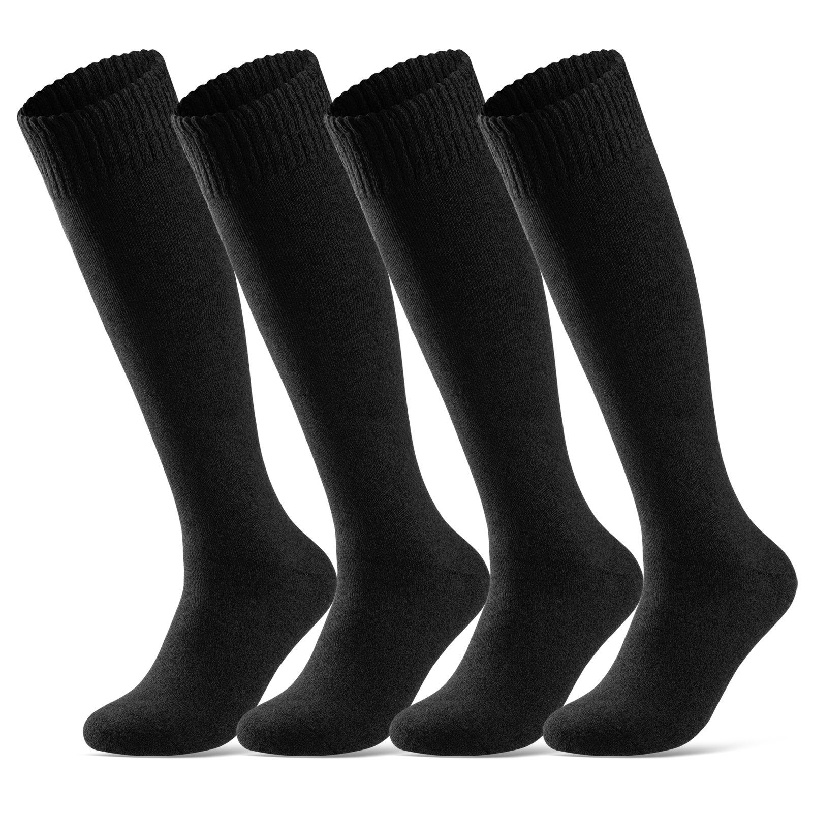 sockenkauf24 Kniestrümpfe 4 Paar Herren Thermostrümpfe mit Innenfrottee Win günstig online kaufen