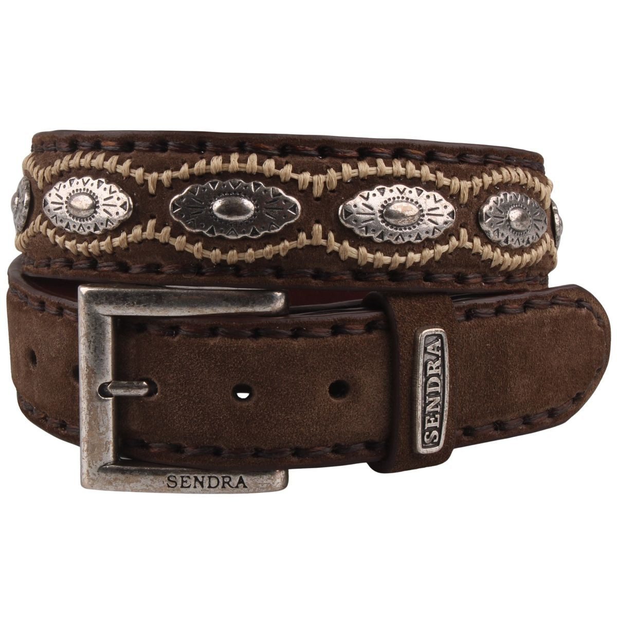 Sendra Boots Ledergürtel 7606-Old Martens Corda Handgefertigter Belt aus Rindsleder - hochwertig und extrem robust