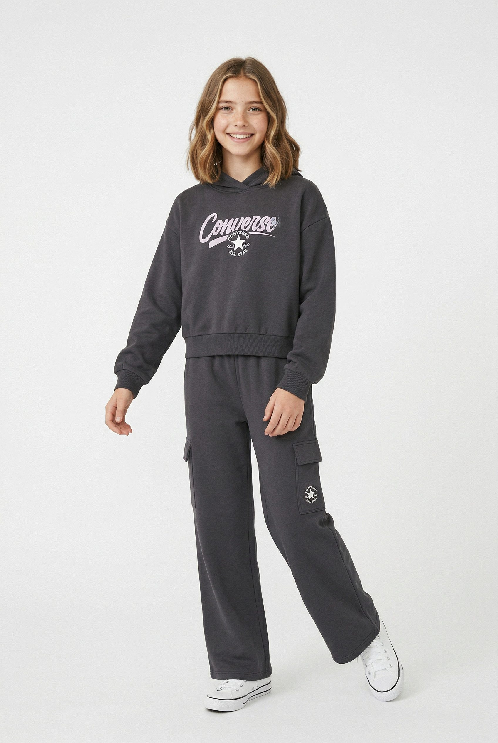 Converse Body & Hose CNVG HOODIE AND CARGO PANT SET (2-tlg) 2-teiliges Set, für Kinder und Jugendliche